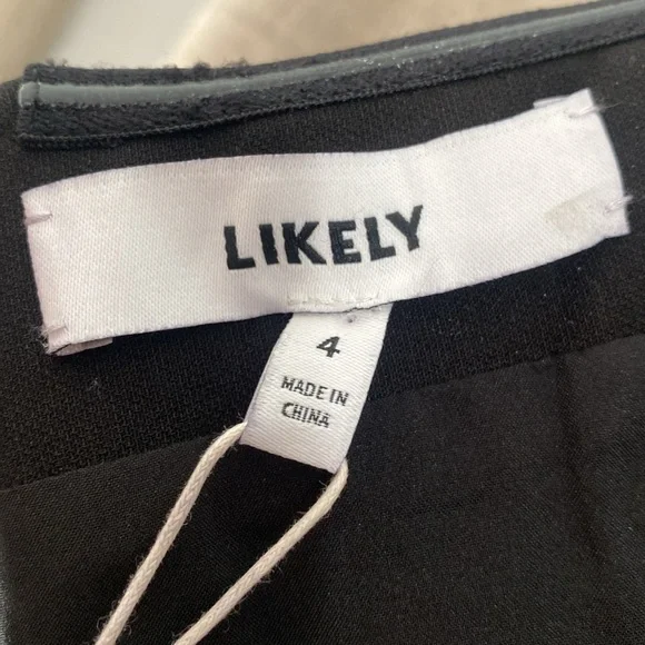 Likely Women’s Sunset Gown Off-Shoulder High-Low Evening Dress Black Size 4 - Picture 6 of 8